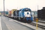 Stack train eases east to the port